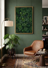 White Birds Over Emerald Forest Canvas