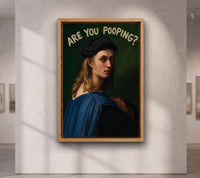 Are You Pooping? | Raphael Self-Portrait Meme