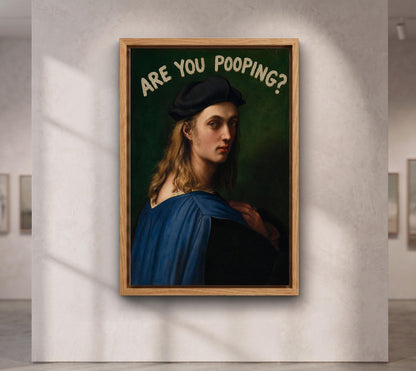 Are You Pooping? | Raphael Self-Portrait Meme