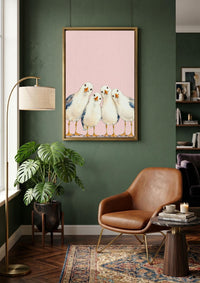Funny Seagull Wall Art