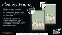 Funny Seagull Canvas Art Print – Whimsical Coastal Decor