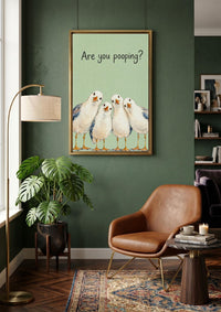 Are you pooping? Seagull Wall Art