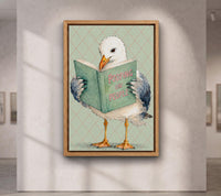 Pooping On People,Reading Seagull Wall Art