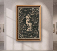 In Paradise by Max Svabinský, The Fruit Was Never an Apple,Mythological Figurative Poster