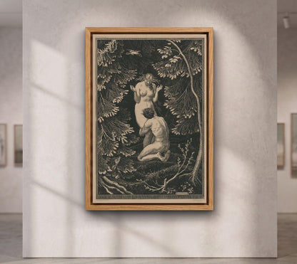 In Paradise by Max Svabinský, The Fruit Was Never an Apple,Mythological Figurative Poster