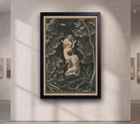 In Paradise by Max Svabinský, The Fruit Was Never an Apple,Mythological Figurative Poster