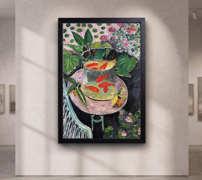 Original Henri Matisse Painting Print, Goldfish