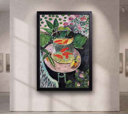 Original Henri Matisse Painting Print, Goldfish