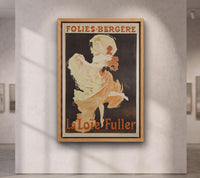 Jules Chéret La Loïe Fuller Folies Bergère Poster, Art Nouveau