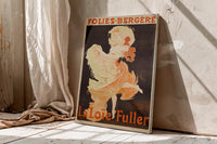 Jules Chéret La Loïe Fuller Folies Bergère Poster, Art Nouveau