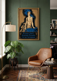 Don't Summon Demons ,Altered art, Witchy decor
