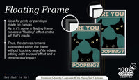 Tuxedo Cat Bathroom Print, Funny Retro Restroom Decor