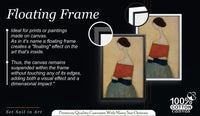 Minimalist Faceless Woman Canvas Wall Art, Elongated Neck Portrait Painting