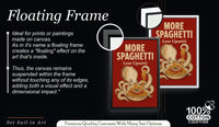 More Spaghetti Less Upsetti Wall Art, Funny Octopus Canvas, Humorous Poster, Italian Food Poster, Pasta Lover Gift