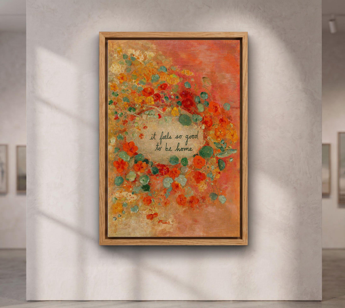 It Feels So Good to Be Home canvas wall art