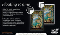 Open Window and Black Cat Canvas, Lemon Tree Art