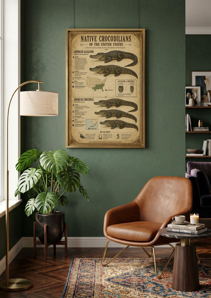 Native Crocodilians of the United States | Vintage