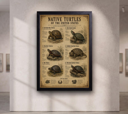 Native Turtles of the United States | Vintage