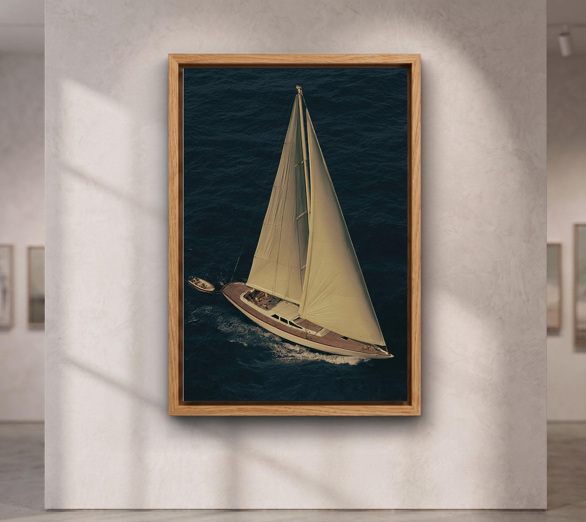 Luxury Sailing Yacht Canvas Wall Art