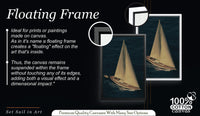 Sailboat Ocean Wall Art, Deep Blue Sea