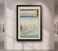 Sailboats, Ando Hiroshige, Japanese