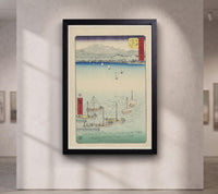 Sailboats, Ando Hiroshige, Japanese