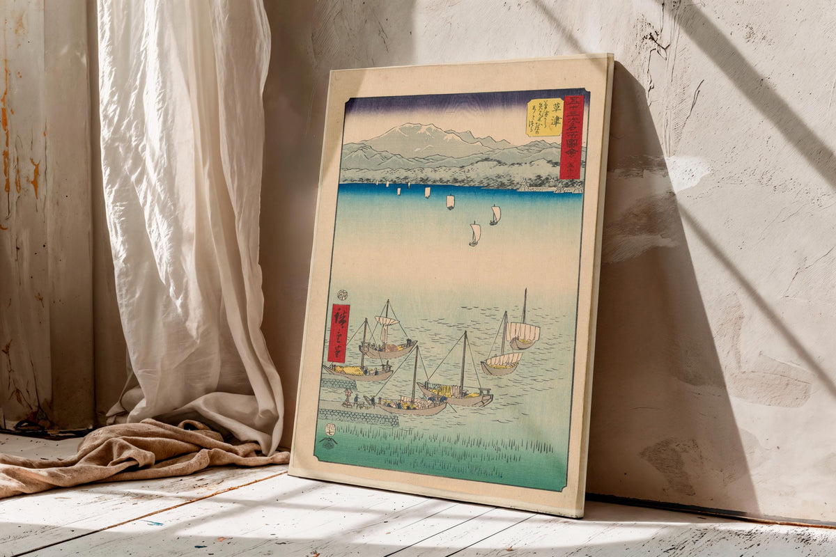 Sailboats, Ando Hiroshige, Japanese