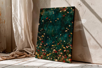 Emerald Wildflower Botanical Art