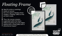 Blue Koi Fish Wall Art