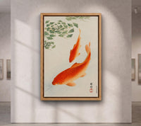 Orange Koi Fish Wall Art