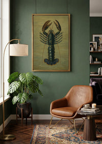 Crimson Crawfish illustrated by Charles Dessalines D' Orbigny
