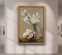 Roses and Lilies (1888)  by Henri Fantin–Latour