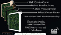 White Birds Over Emerald Forest Canvas
