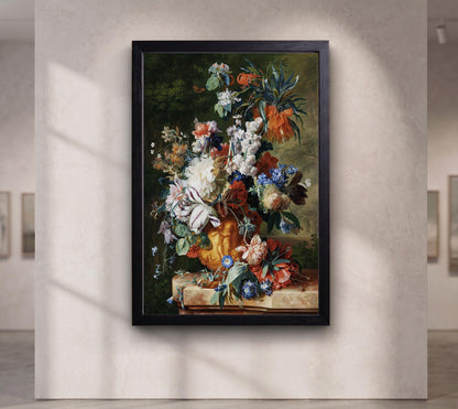 Bouquet of Flowers in an Urn (1724) by Jan van Huysum