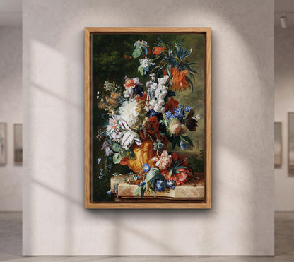Bouquet of Flowers in an Urn (1724) by Jan van Huysum