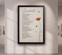 Desiderata Poem Print, Max Ehrmann