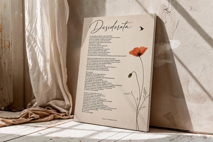 Desiderata Poem Print, Max Ehrmann