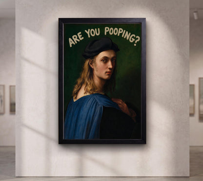 Are You Pooping? | Raphael Self-Portrait Meme
