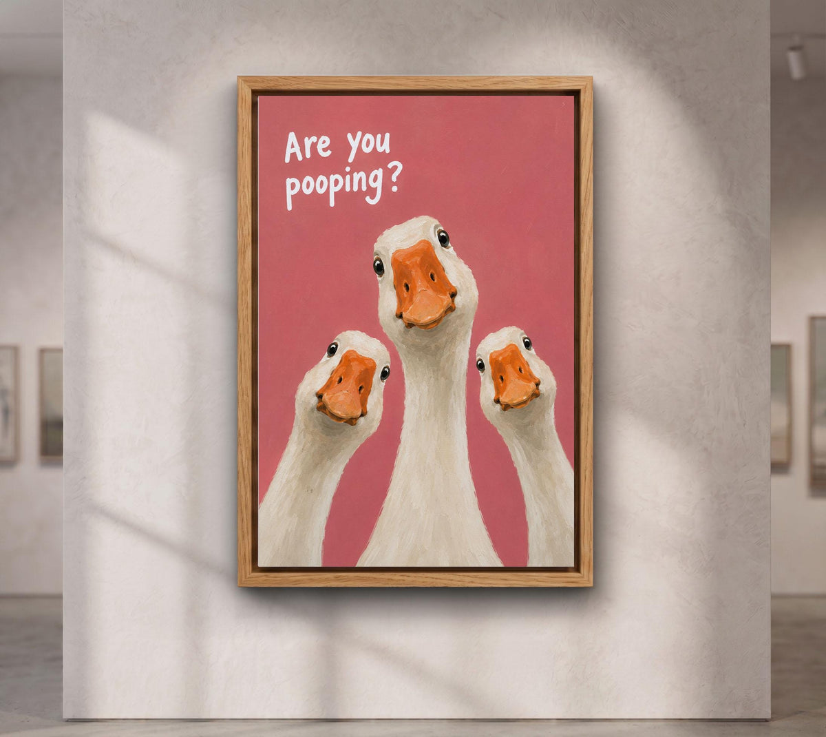 Are You Pooping? Funny Goose