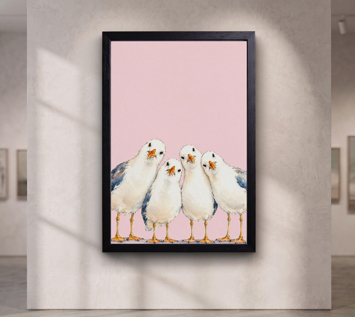 Funny Seagull Wall Art