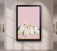 Funny Seagull Wall Art