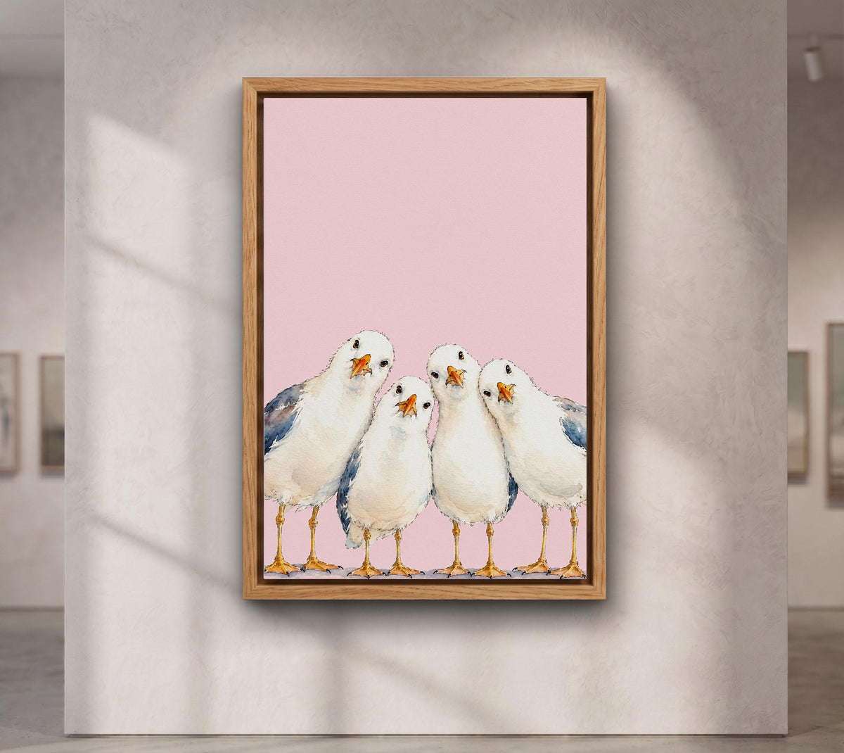 Funny Seagull Wall Art
