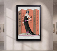 Please Don’t Do Coke Poster,George Barbier , Funny Bathroom Wall Art