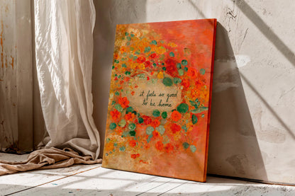 It Feels So Good to Be Home canvas wall art