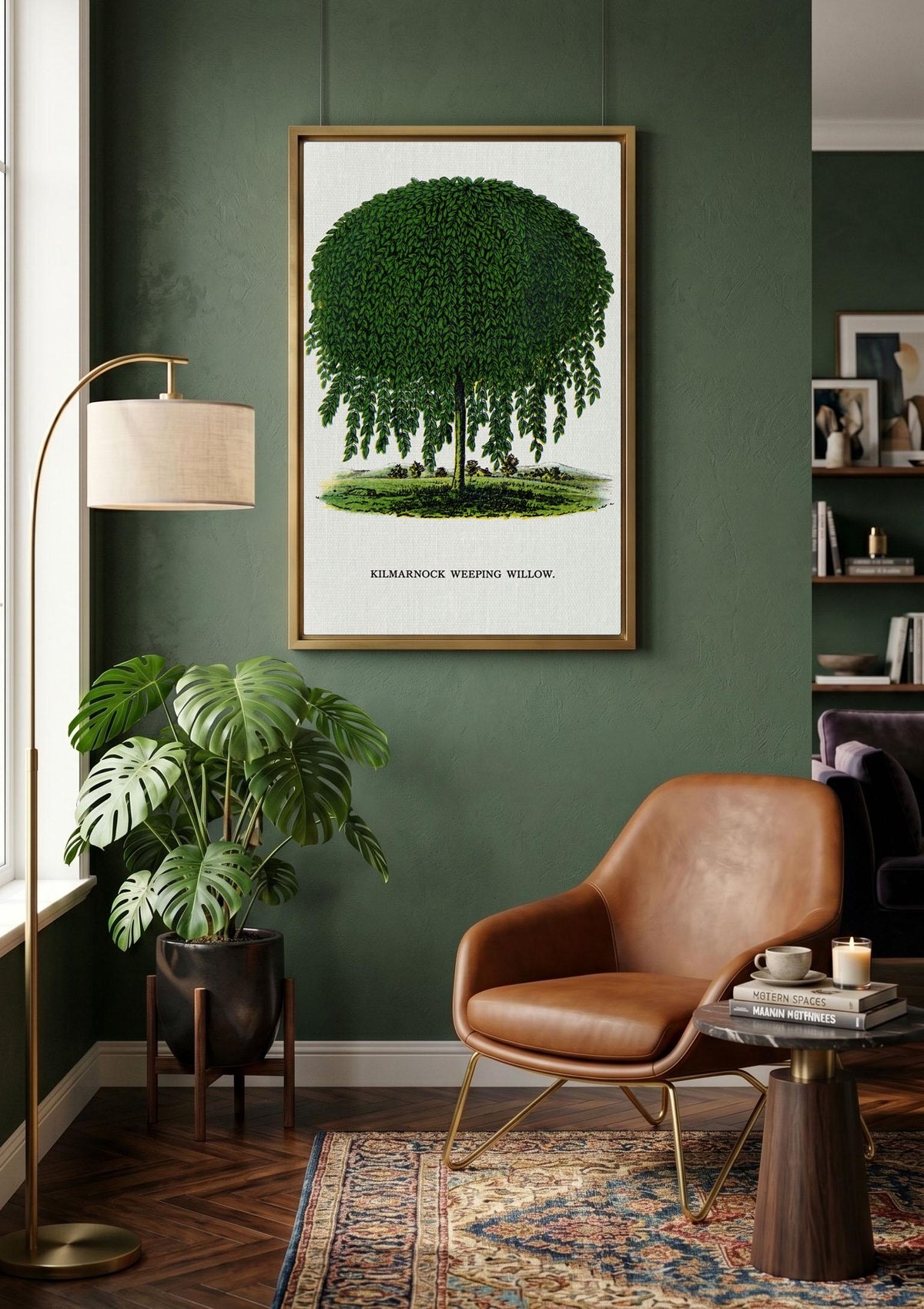 Kilmarnock Weeping Willow canvas wall art