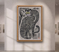 Talismanic Tiger canvas wall art