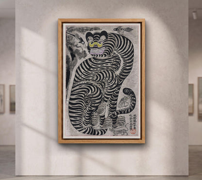 Talismanic Tiger canvas wall art