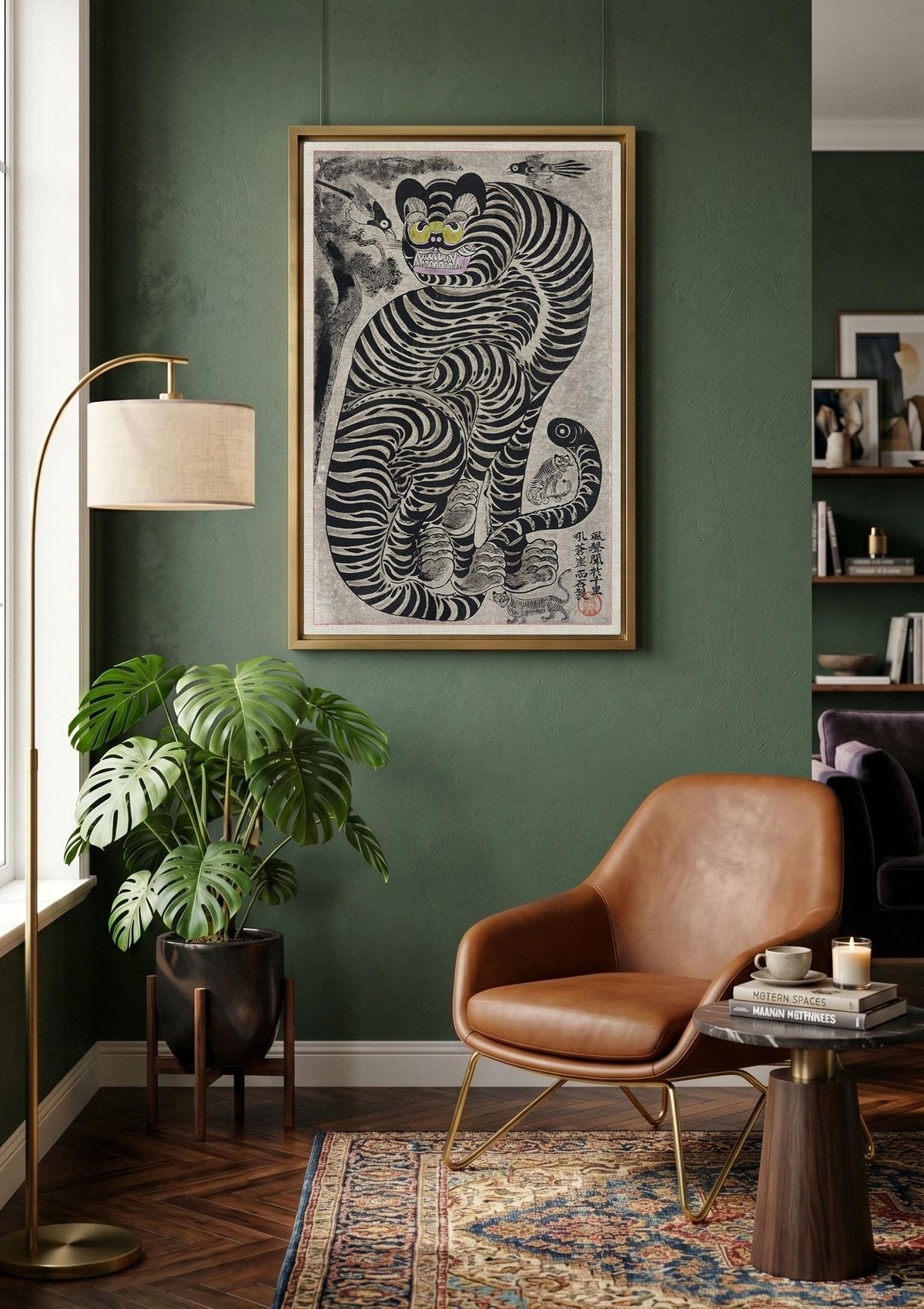 Talismanic Tiger canvas wall art