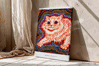 Kaleidoscope Cat by Louis Wain canvas wall art