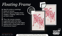 Pink Cheetah Wall Art, Running Cheetahs Print, Luxury Animal Poster